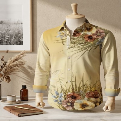 Men's Royal Printed Shirt-05