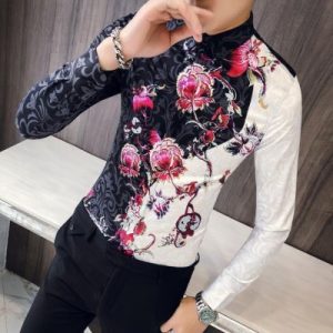 Men's Royal Printed Shirt-08